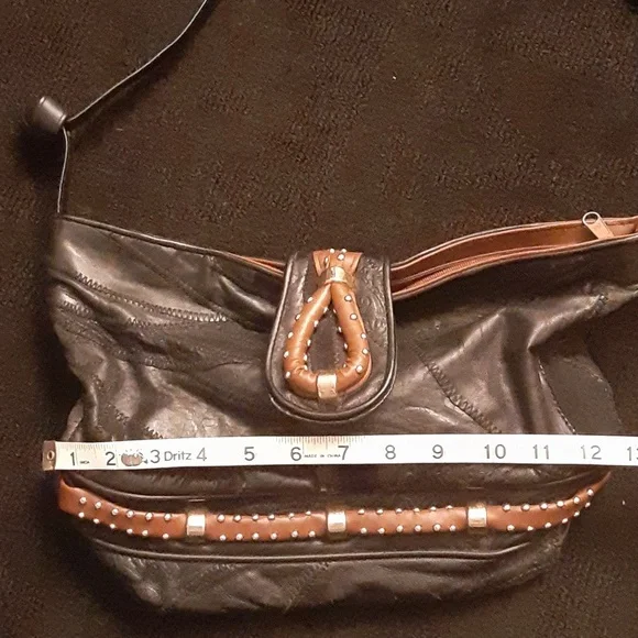 Black Leather Bag - Picture 3 of 10